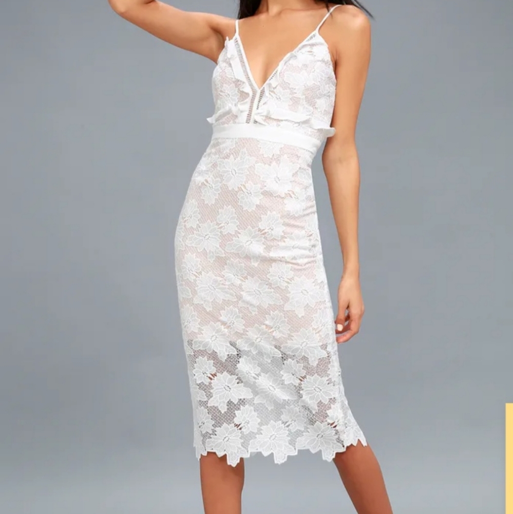 Lace Midi Dress